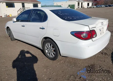 2004 Lexus Es 330 z USA, uszkodzony, nr VIN JTHBA30G545008090